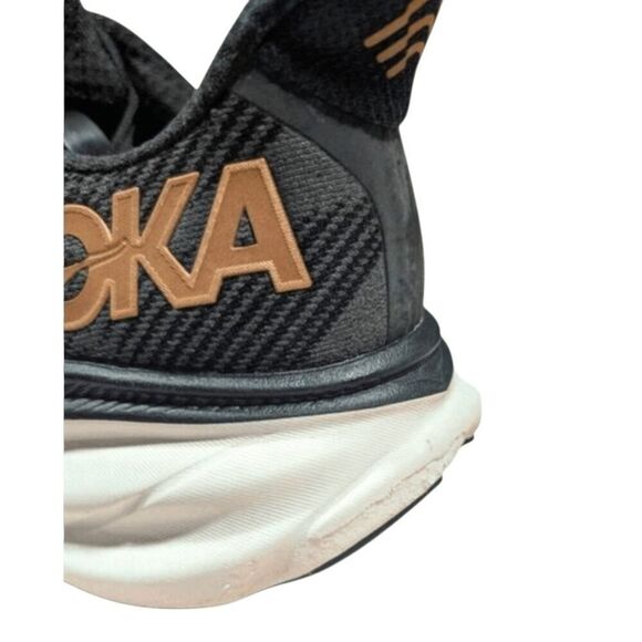 HOKA ONE ONE Clifton 9 \'Black Copper\' Running Shoes Size 10W/M8 main image 5